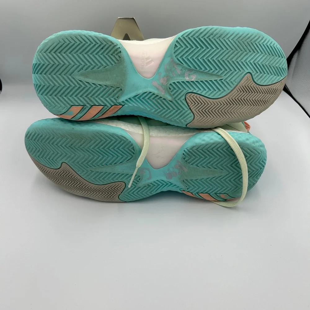 Adidas‎ Harden Vol 6 Mens Basketball Shoes Light Yellow Blue Pink Size